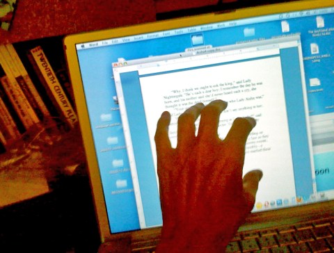 Can I go through the screen like a magic mirror?