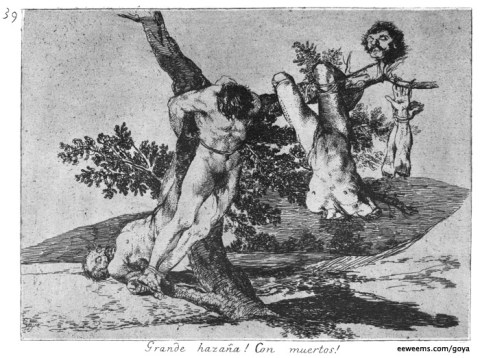 Francisco Goya, Great Deeds Against the Dead