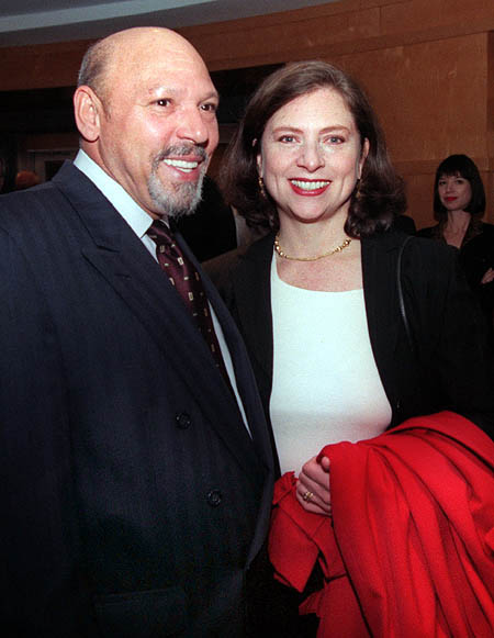 August Wilson & wife, Constanza Romero